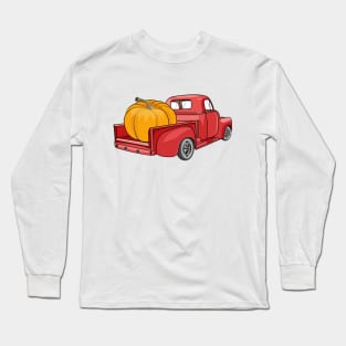 Pumpkin Truck Long Sleeve T-Shirt